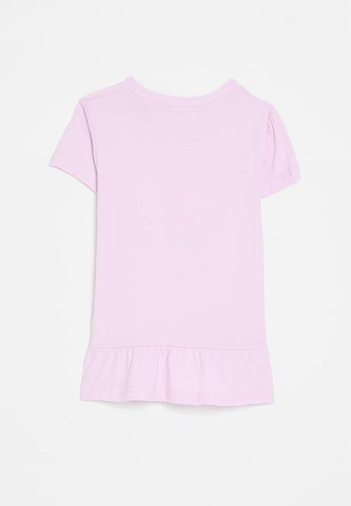 Pop Candy - Textured embroidery tee - lilac/gelato