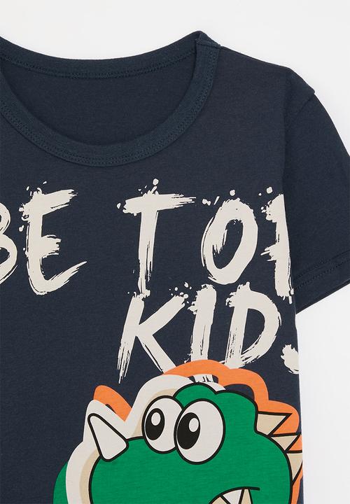 Pop Candy - Printed tee - navy blue