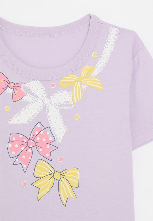 Pop Candy - Printed tee - lilac