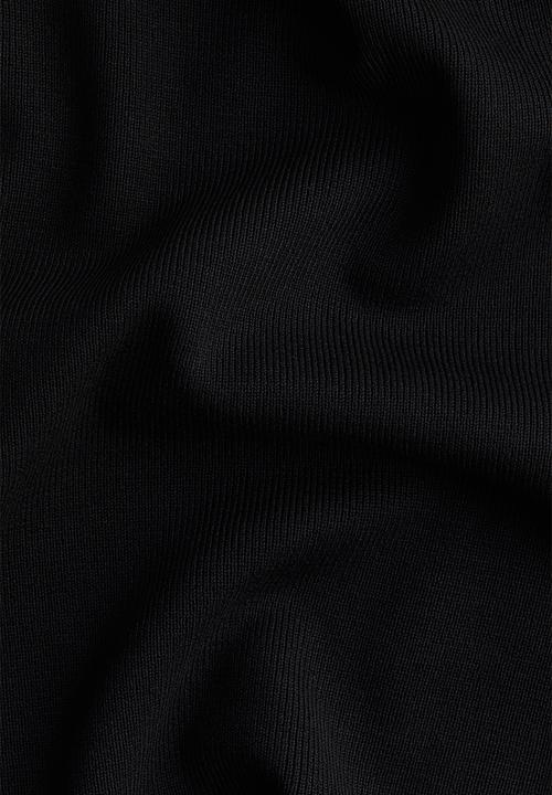 H&M - Fine-knit T-shirt - black