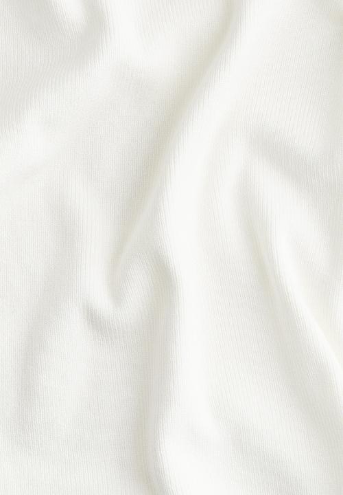 H&M - Fine-knit T-shirt - white