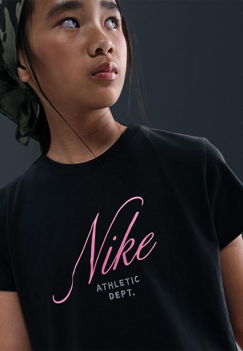 Nike - Girls Nike Sportswear Tee - Black