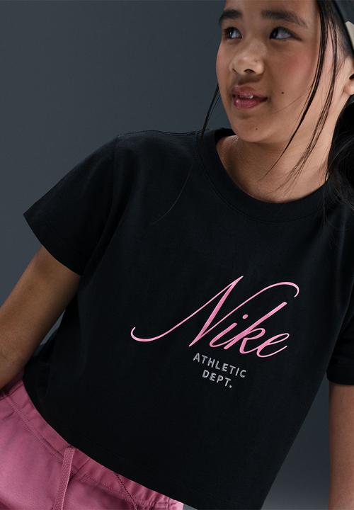 Nike - Girls Nike Sportswear Tee - Black