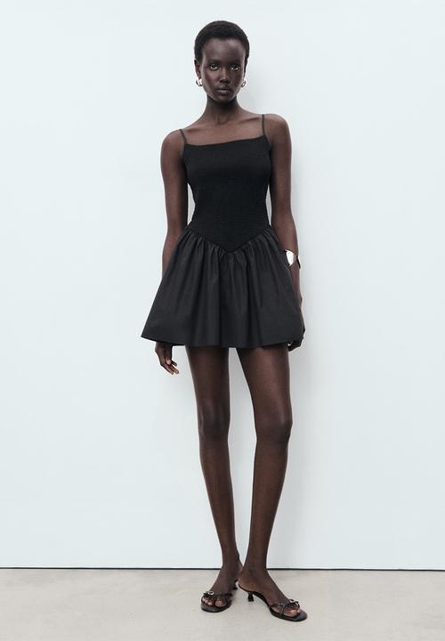 MANGO - Dress Donkey - Black