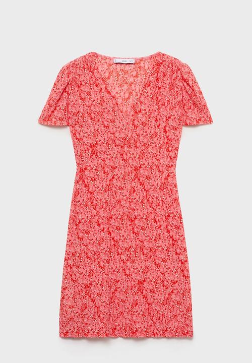 MANGO - Dress Pomi - Bright Red