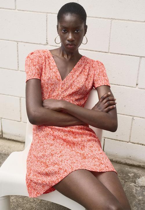 MANGO - Dress Pomi - Bright Red