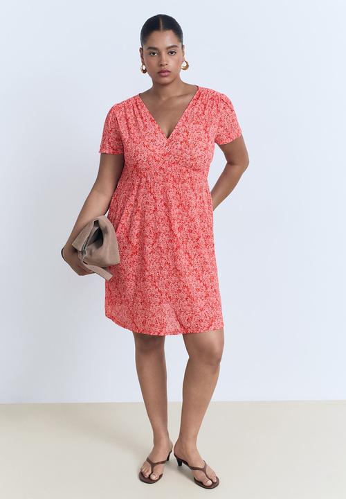 MANGO - Dress Pomi - Bright Red