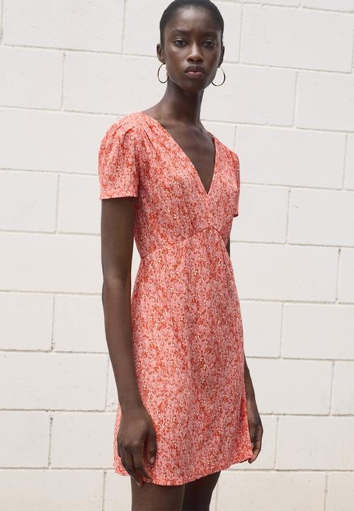 MANGO - Dress Pomi - Bright Red