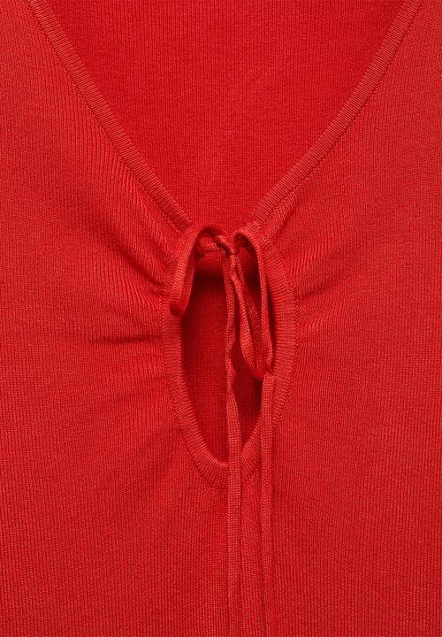 MANGO - Dress Foradada - Red