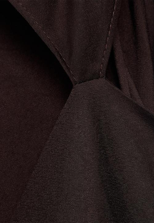 MANGO - Dress Fiore - Brown