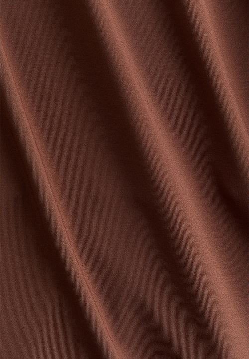 H&M - Ballerina-neckline top - brown
