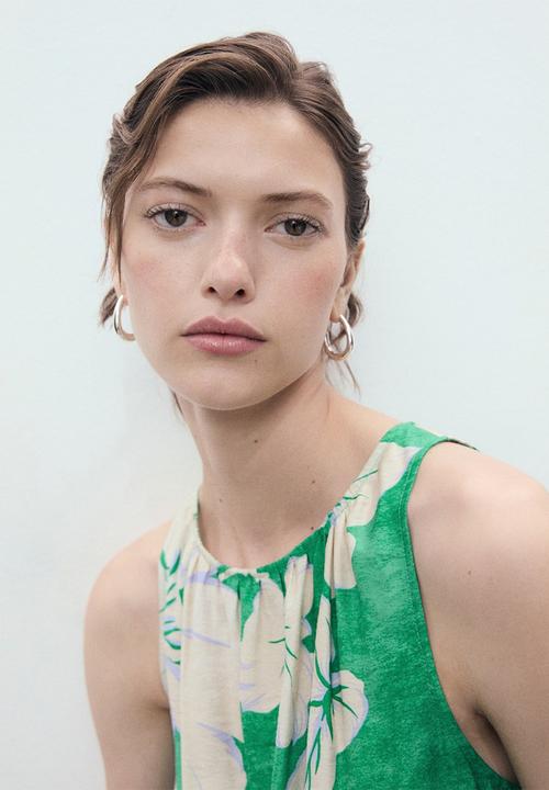 MANGO - Jumpsuit Knot - Green