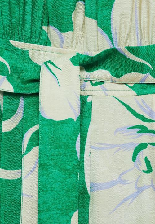 MANGO - Jumpsuit Knot - Green