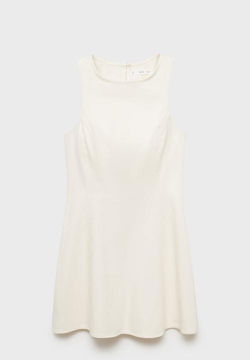 MANGO - Dress Blossom - White