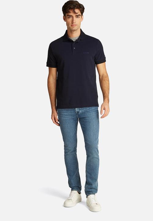 Tommy Hilfiger - Tonal Monotype Reg Polo - Navy