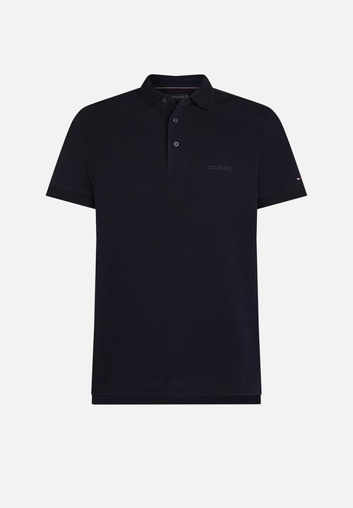 Tommy Hilfiger - Tonal Monotype Reg Polo - Navy