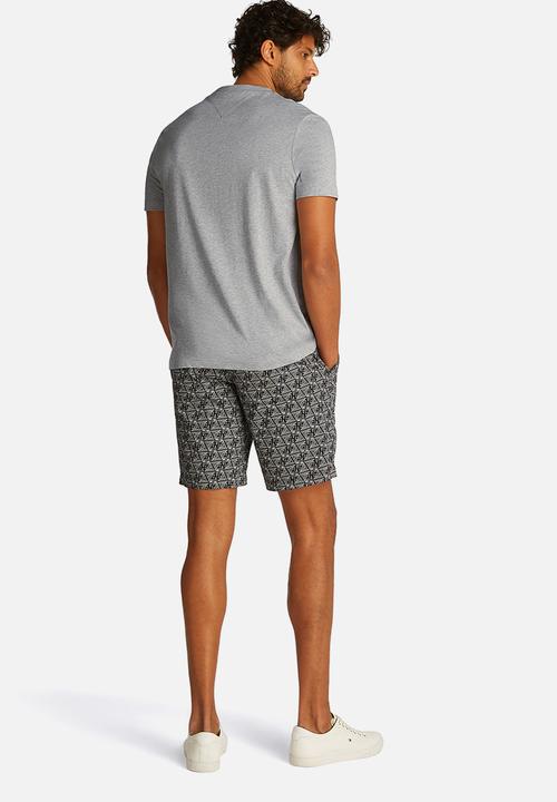 Tommy Hilfiger - Hilfiger Stack Tee-Light Grey