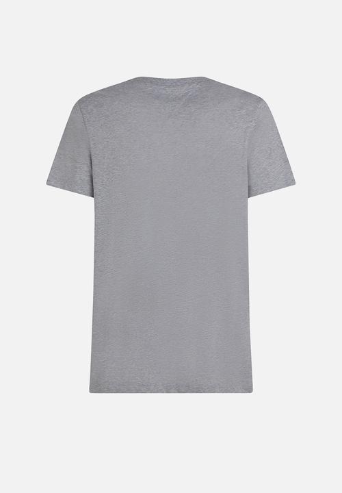 Tommy Hilfiger - Hilfiger Stack Tee-Light Grey