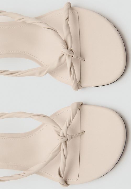 MANGO - Astrid heel - light beige