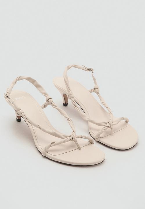 MANGO - Astrid heel - light beige