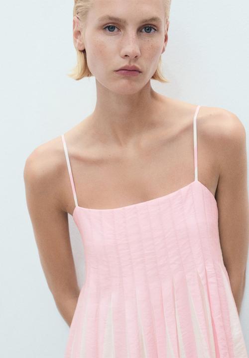 MANGO - Dress Cupcake - Light Pastel Pink