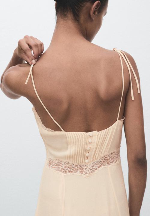 MANGO - Dress Garbo - Neutral