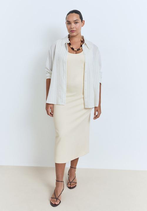 MANGO - Dress Bowser - Light Beige