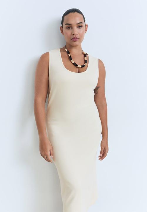 MANGO - Dress Bowser - Light Beige