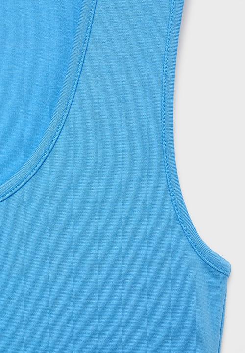 MANGO - Dress Bowser - Medium Blue