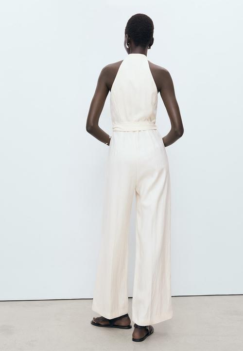 MANGO - Jumpsuit Brigit - Light Beige