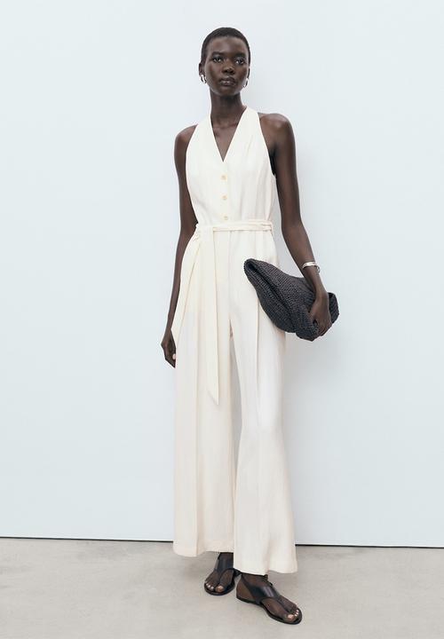 MANGO - Jumpsuit Brigit - Light Beige