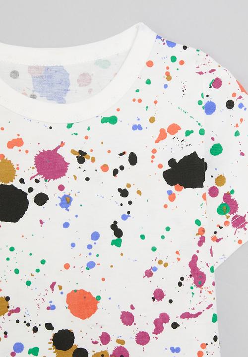 Pop Candy - Printed crew neck tee - multi