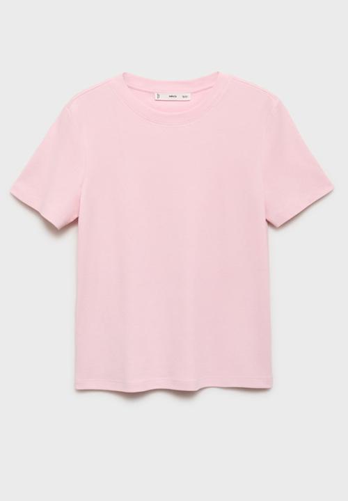 MANGO - Camiseta Rita - Light Pastel Pink