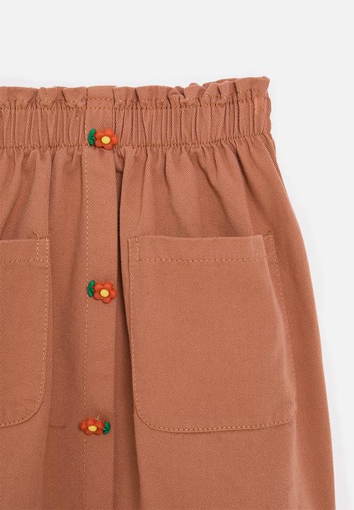 Pop Candy - Paperbag waist skirt - rust