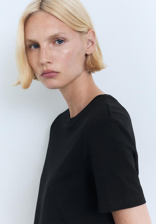 MANGO - T-Shirt Rita - Black