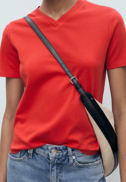 MANGO - T-Shirt Ritapi - Red