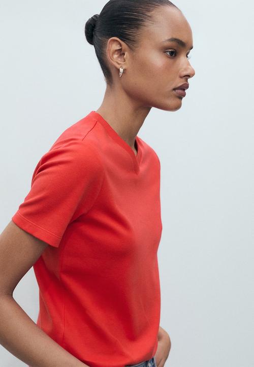 MANGO - T-Shirt Ritapi - Red