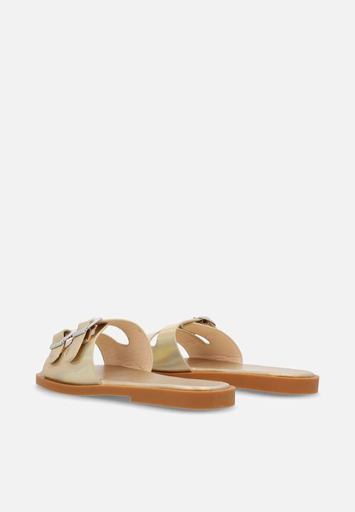 Pop Candy - Twin strap sandals - gold