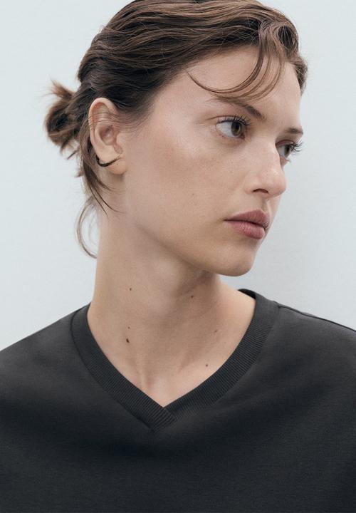 MANGO - T-Shirt Ritapi - Black