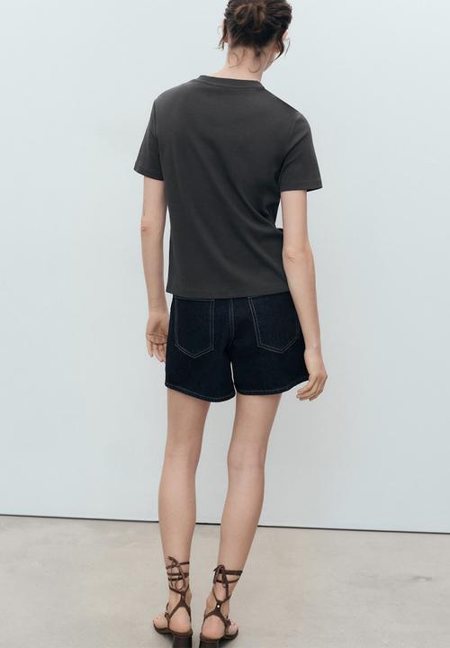 MANGO - T-Shirt Ritapi - Black