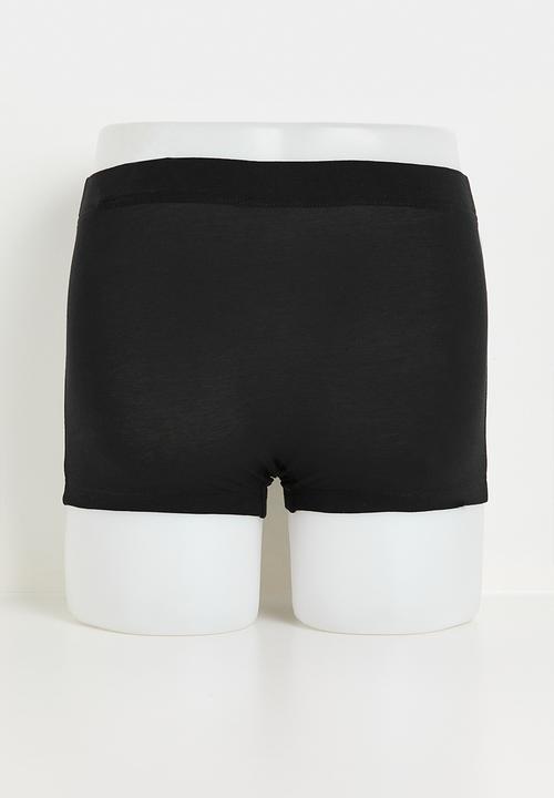 GUESS - Single Boxer Trunk - Jet Black A996