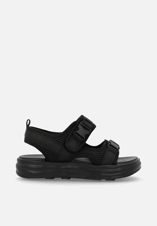 Pop Candy - Twin strap sandals - black
