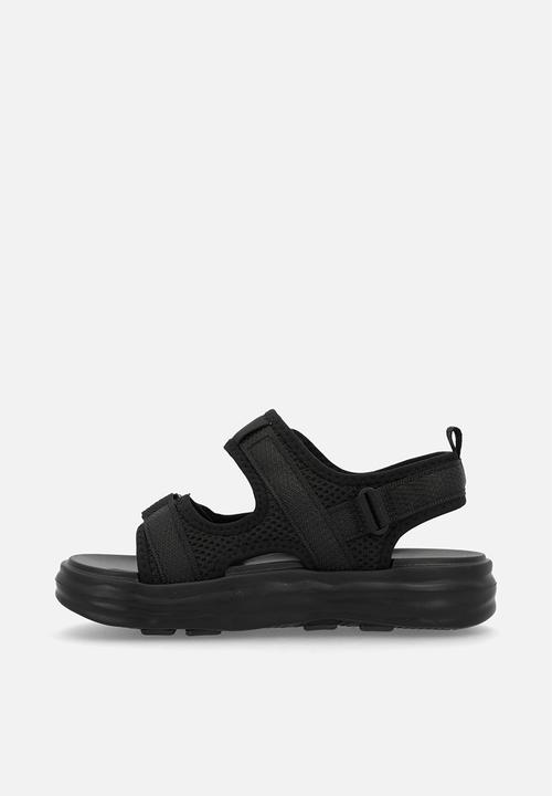 Pop Candy - Twin strap sandals - black