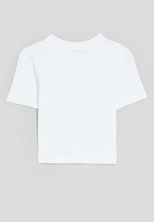 Pop Candy - Pizza placement print tee - white