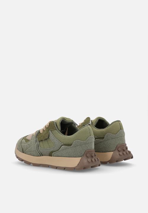 Pop Candy - Lace up sneakers - olive green