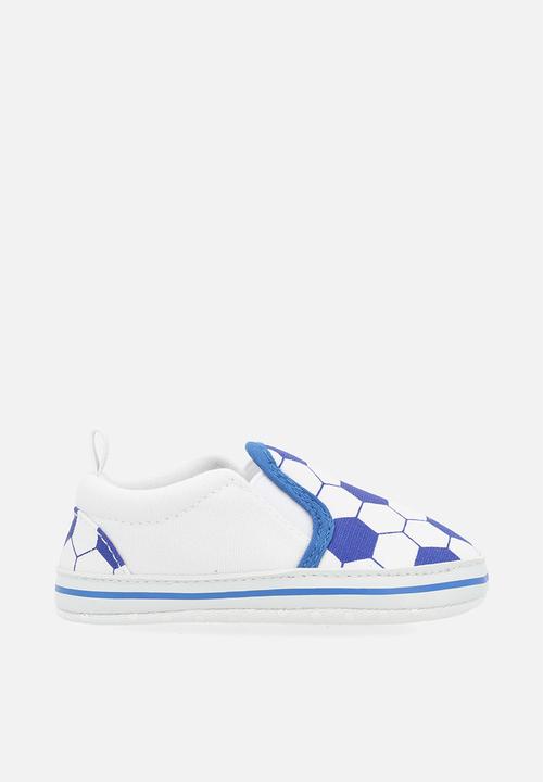 Pop Candy - Slip on sneakers - blue & white