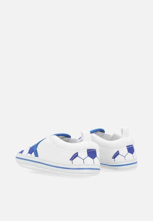 Pop Candy - Slip on sneakers - blue & white
