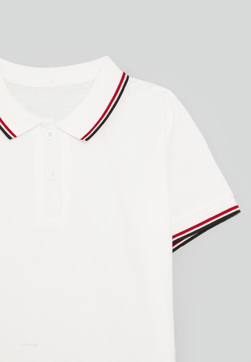 Pop Candy - Striped tee - white 