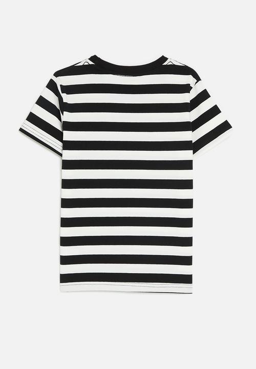Pop Candy - Striped tee - black & white