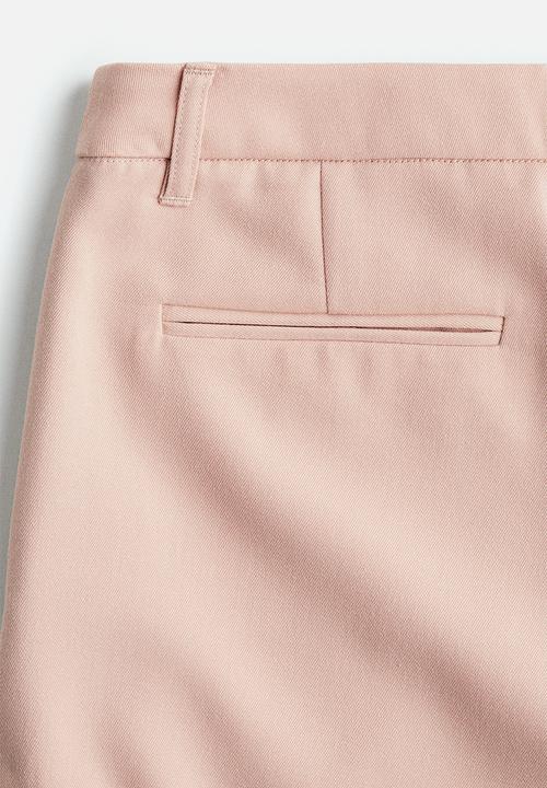 H&M - Twill suit shorts - light dusty pink